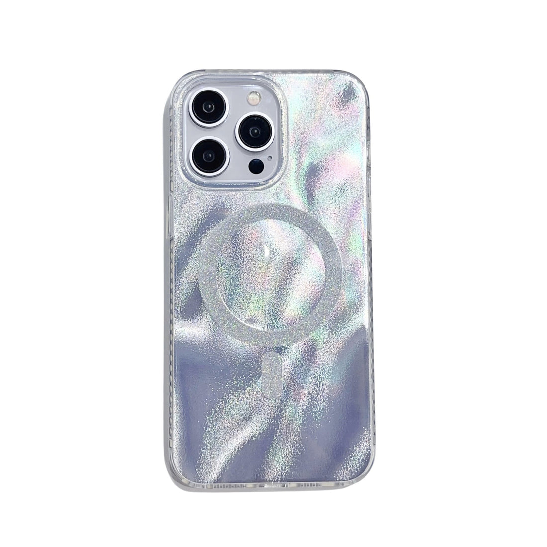 Luxury Glitter Iridescent Silver Laser Cute Phone Case