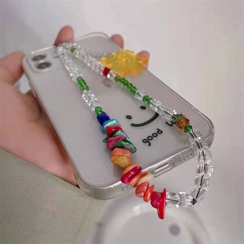 Crystal Colored Flower DIY Beaded Phone Case Charms