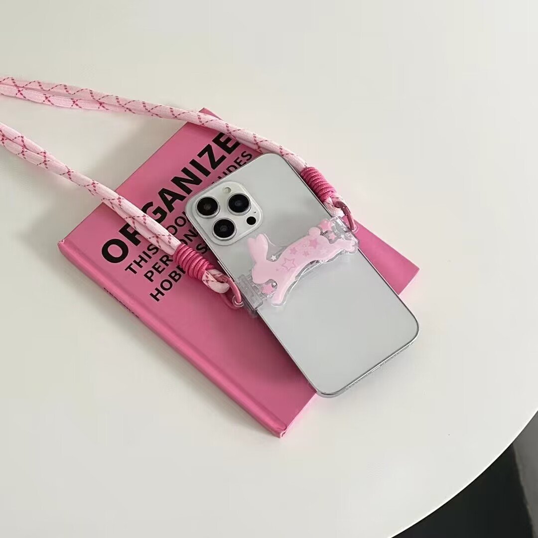 Cute Animal Crossbody Phone Lanyard Strap with Holder Neck Strap for Phone
